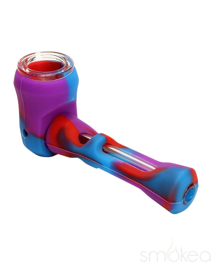 SMOKEA Silicone/Glass 2-in-1 Pipe & Chillum