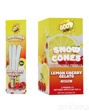 Goo'd THCA Snow Cones Pre-Rolls - Lemon Cherry Gelato