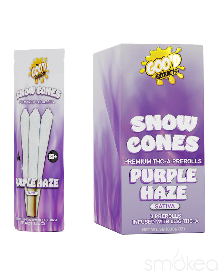 Goo'd THCA Snow Cones Pre-Rolls - Purple Haze