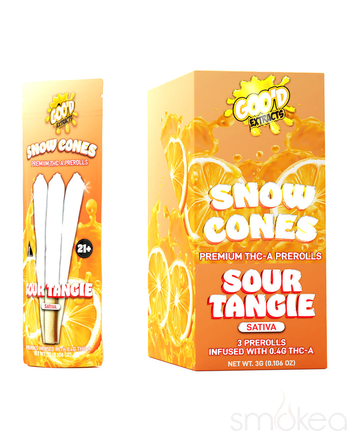 Goo'd THCA Snow Cones Pre-Rolls - Sour Tangie