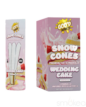 Goo'd THCA Snow Cones Pre-Rolls - Wedding Cake