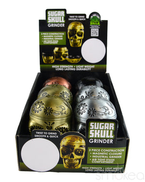 Smokezilla Sugar Skull Grinder (6pc Display)