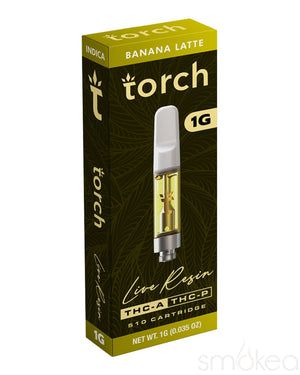 Torch 1g THCA Live Resin Blend Cartridge - Banana Latte