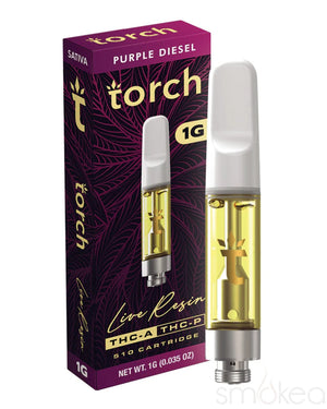 Torch 1g THCA Live Resin Blend Cartridge - Purple Diesel