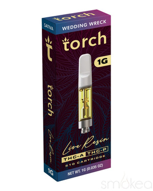 Torch 1g THCA Live Resin Blend Cartridge - Wedding Wreck