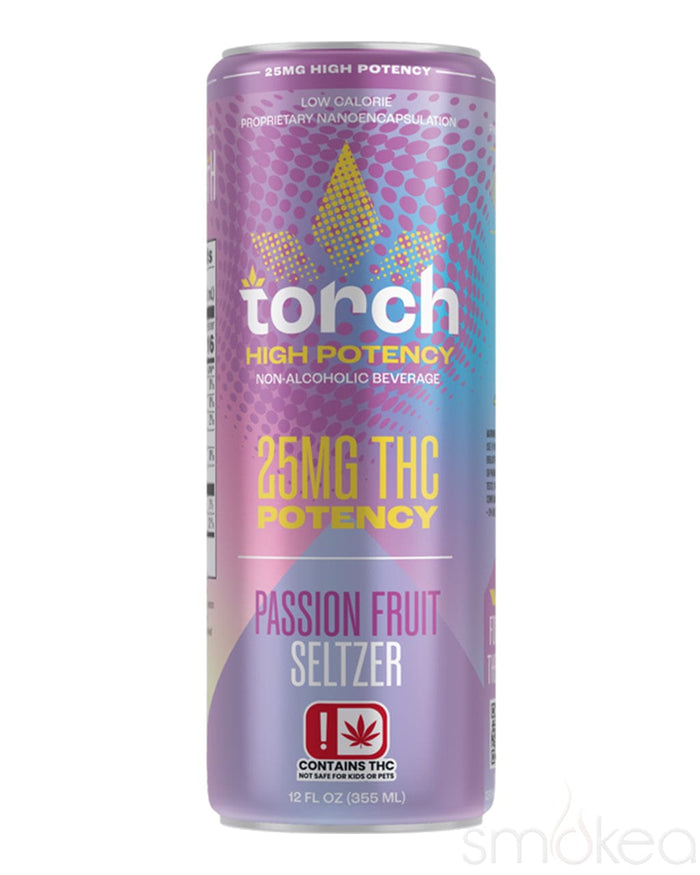 Torch 25mg High Potency THC Seltzer - Passion Fruit