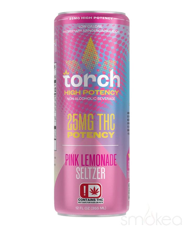 Torch 25mg High Potency THC Seltzer - Pink Lemonade