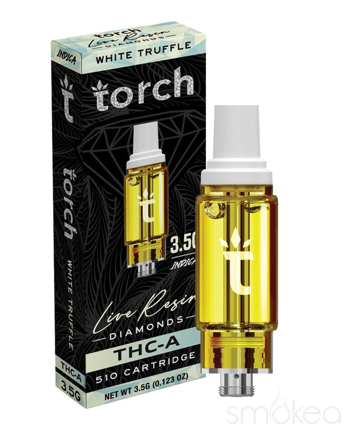 Torch 3.5g THCA Live Resin Diamonds Cartridge - White Truffle