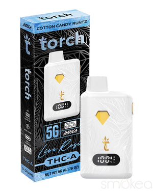 Torch 5g THCA Live Rosin Disposable Vape - Cotton Candy Runtz
