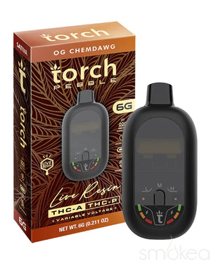 Torch 6g Pebble THCA Live Resin Blend Vape - OG Chemdawg