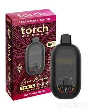 Torch 6g Pebble THCA Live Resin Blend Vape - Strawberry Tangie