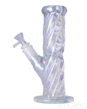 Human Grade 9" Twisted Iridescent Tube Bong