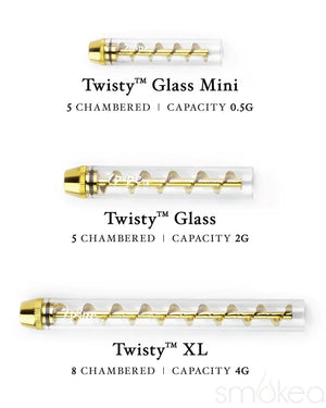 7 Pipe Twisty Glass Blunt XL