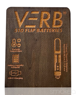 RYOT VERB 510 Flip Vaporizer Wooden Display Stand