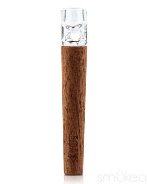 RYOT 12mm Large Wood One Hitter Bat w/ Glass Tip