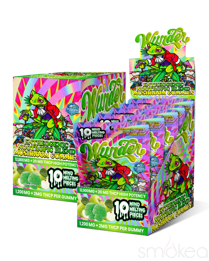 Wunder High Potency Entheogenic Mushroom + THCP Gummies - Sour Apple