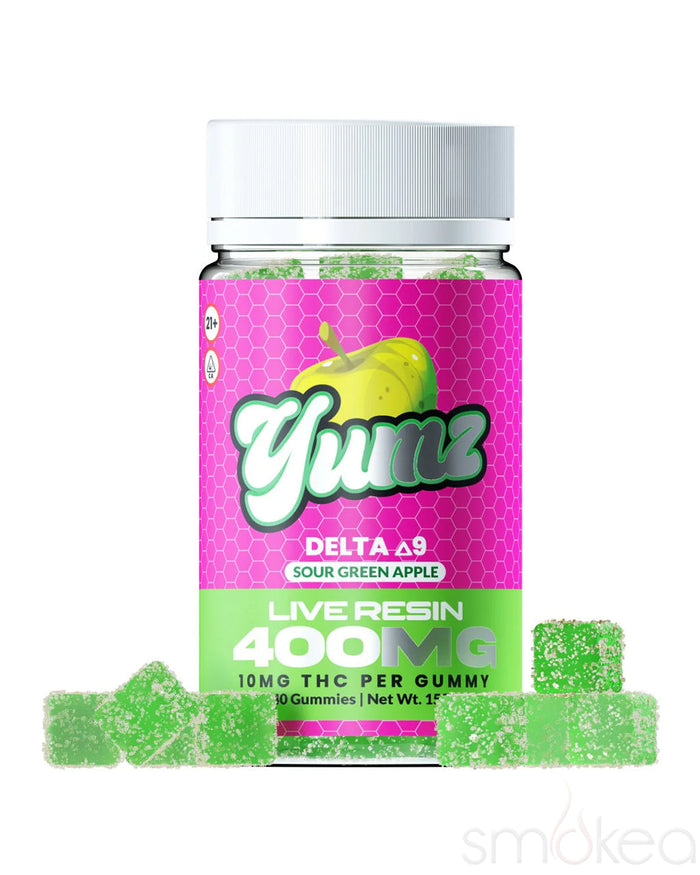 Yumz Delta 9 Live Resin Gummies - Sour Green Apple