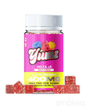 Yumz Delta 9 Live Resin Gummies - Fruit Punch