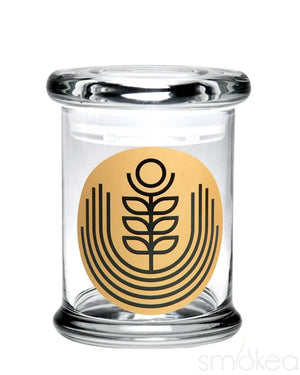 420 Science Glass Pop Top Storage Jar Medium / Rising Flower
