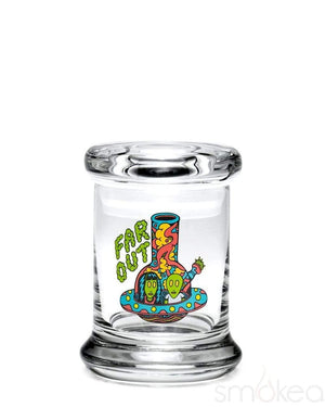 420 Science Glass Pop Top Storage Jar X-Small / Far Out