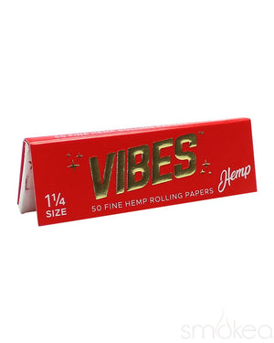 Vibes 1 1/4 Hemp Rolling Papers - SMOKEA