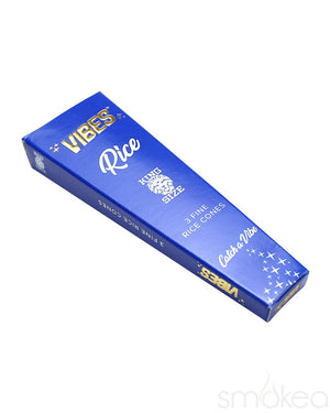 Vibes King Size Rice Pre Rolled Cones (3-Pack) - SMOKEA
