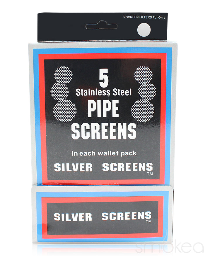 SMOKEA Stainless Steel Pipe Screens (5-Pack)
