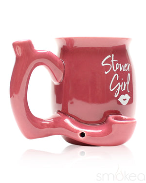 SMOKEA "Stoner Girl" Ceramic Coffee Mug Pipe