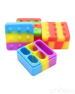 SMOKEA Silicone Non Stick Medium Lego Storage Container