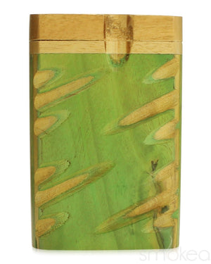 SMOKEA Multi Color Wood Twist Top Dugout - SMOKEA