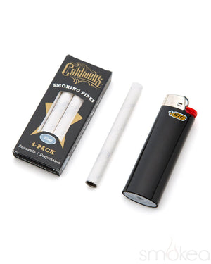 Caldwell's Disposable One Hitter Pipe (4-Pack) - SMOKEA