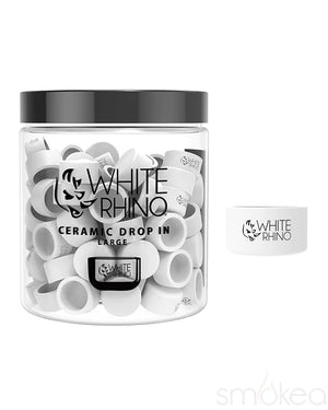 White Rhino Ceramic Drop-In Dish