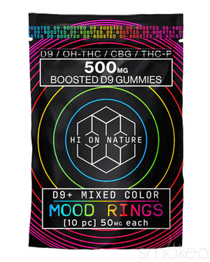 Hi On Nature 500mg Boosted Delta 9 Mood Rings Gummies