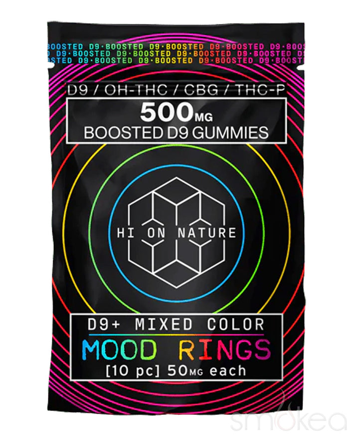 Hi On Nature 500mg Boosted Delta 9 Mood Rings Gummies