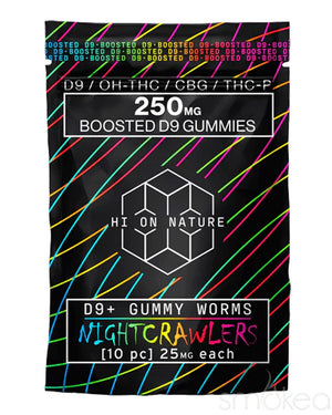 Hi On Nature 250mg Boosted Delta 9 Nightcrawlers Gummies (10-Pack)
