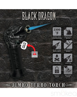 Smokezilla Dragon Butane Torch Lighter (6pc Display)