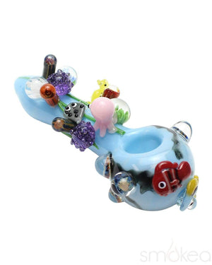 Empire Glassworks Small Great Barrier Reef Spoon Pipe - SMOKEA