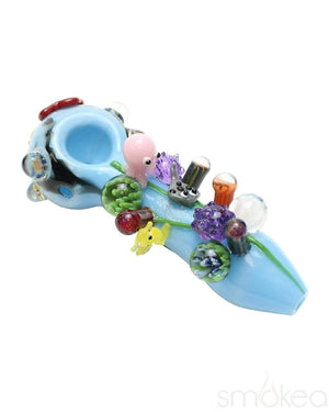Empire Glassworks Small Great Barrier Reef Spoon Pipe - SMOKEA