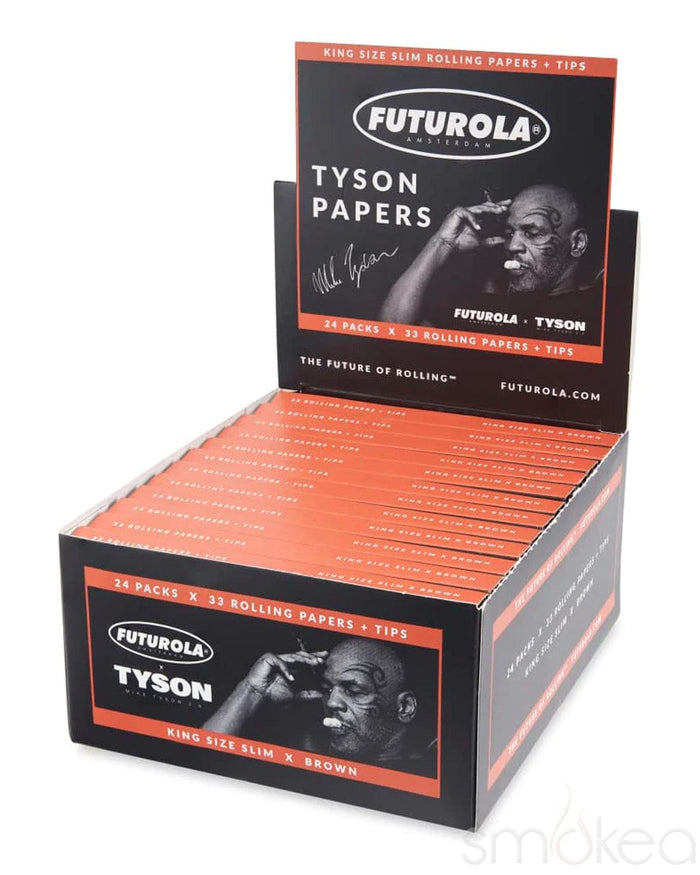 Tyson 2.0 x Futurola King Size Slim Rolling Papers w/ Tips