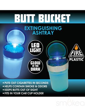 Smokezilla Glow in the Dark Butt Bucket (6pc Display)