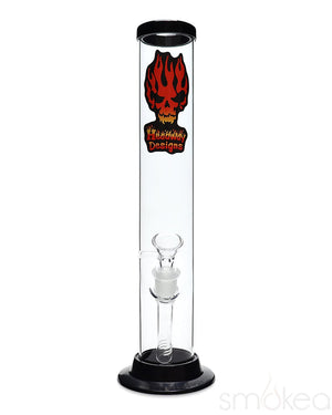 Headway 12" Glass on Glass Straight Acrylic Bong Clear