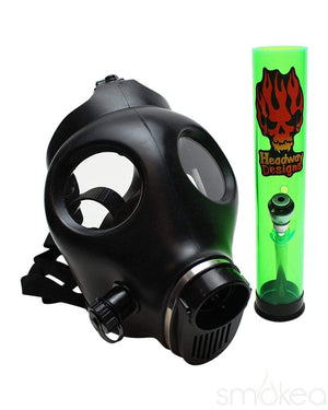 Headway Acrylic Gas Mask Bong - SMOKEA