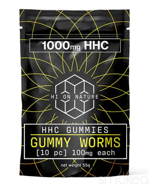 Hi On Nature 1000mg HHC Neon Worms Gummies (10-Pack)