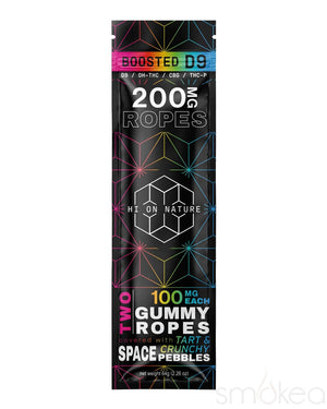 Hi On Nature 200mg Boosted Delta 9 Gummy Ropes (2-Pack)