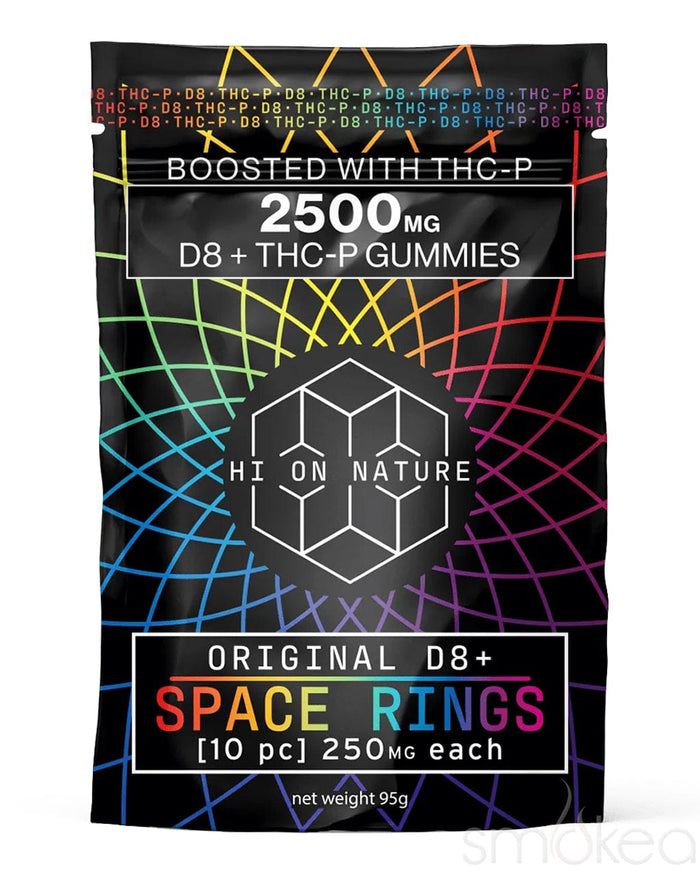 Hi On Nature 2500mg Delta 8 + THCP Space Rings Gummies