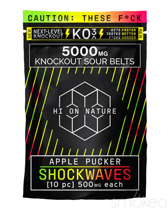 Hi On Nature 5000mg KO3 Knockout Shockwaves - Apple Pucker