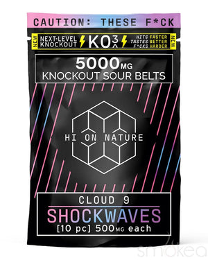 Hi On Nature 5000mg KO3 Knockout Shockwaves - Cloud 9 (10-Pack)