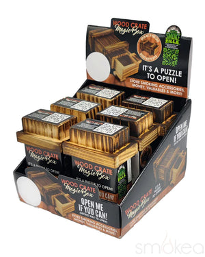 Smokezilla Wood Crate Magic Box (6pc Display)