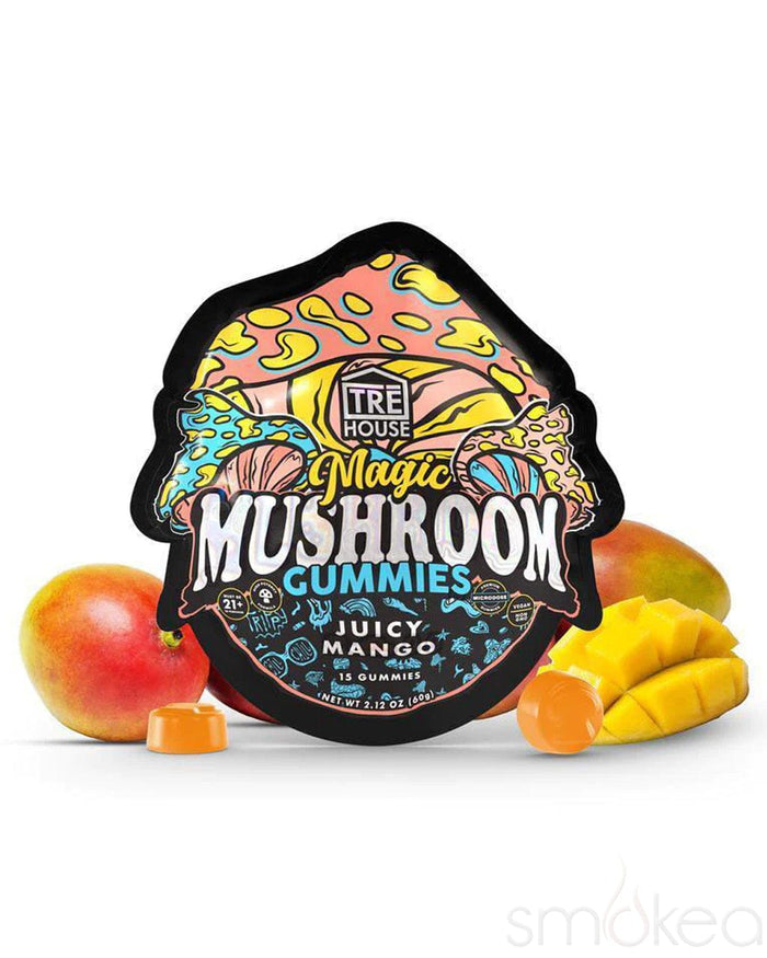 TRĒ House Magic Mushroom Gummies - Juicy Mango (15-Pack)