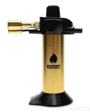 Newport Zero 5.5" Mini Torch Butane Lighter Gold